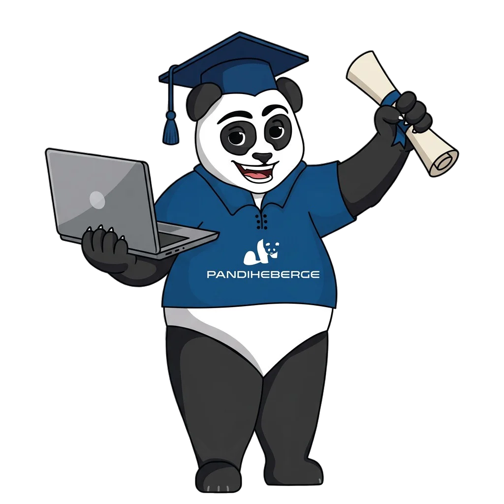 Panda étudiant — hébergement web pour projets scolaires et portfolios